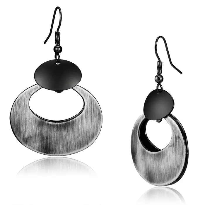 LO2658 Special Color Iron Earrings with No Stone Alamode Earrings
