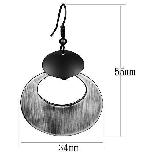 LO2658 Special Color Iron Earrings with No Stone Alamode Earrings