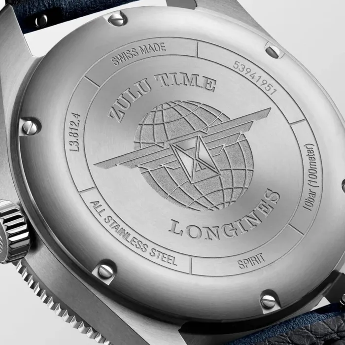 Longines Longines Mens Watch Spirit Zulu Time Chronometer Blue Leather Strap L38124932 Watches Longines Longines Mens Watch Spirit Zulu Time Chronometer Blue Leather Strap L38124932 Watches