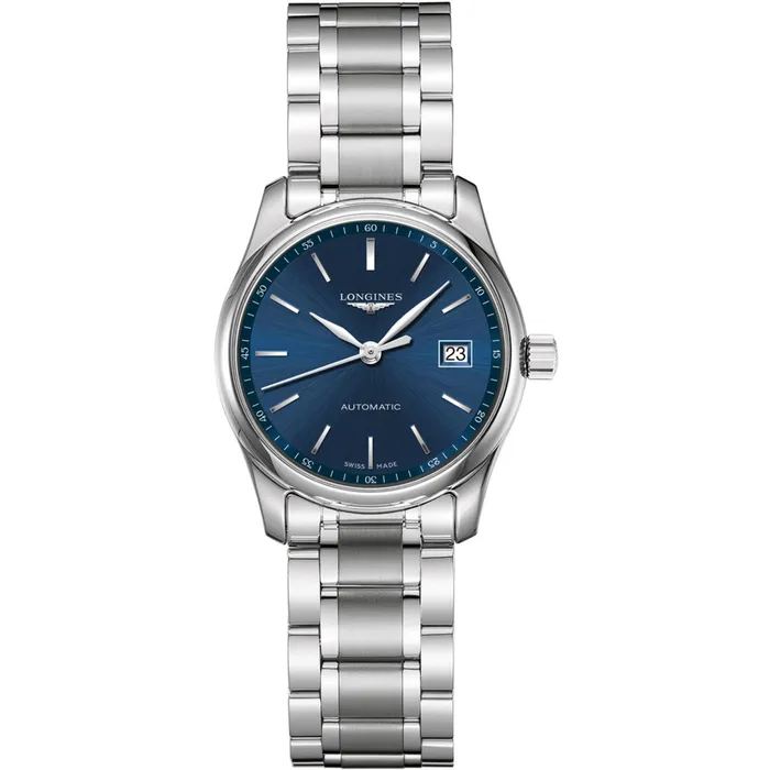 Longines Longines Womens Watch Master Automatic Blue Dial Steel Bracelet L22574926 Bracelets Longines Longines Womens Watch Master Automatic Blue Dial Steel Bracelet L22574926 Bracelets