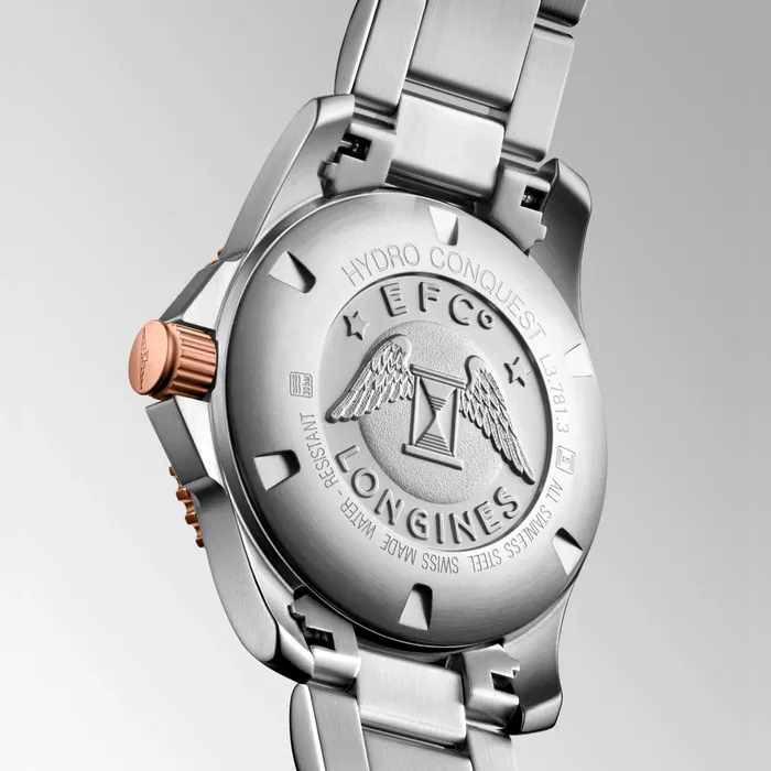 Longines Mens Watch HydroConquest Automatic Grey Dial Two Tone Bracelet L37813787 Longines Bracelets Longines Mens Watch HydroConquest Automatic Grey Dial Two Tone Bracelet L37813787 Longines Bracelets