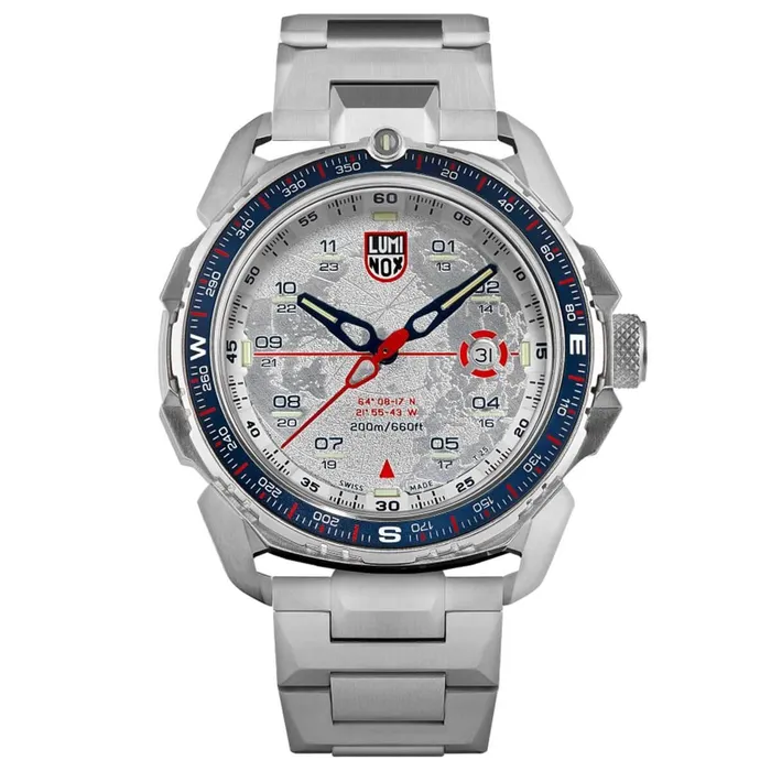 Luminox Mens Quartz Watch IceSar Arctic 1200 Series Silver Tone Bracelet 1207 Luminox Bracelets Luminox Mens Quartz Watch IceSar Arctic 1200 Series Silver Tone Bracelet 1207 Luminox Bracelets