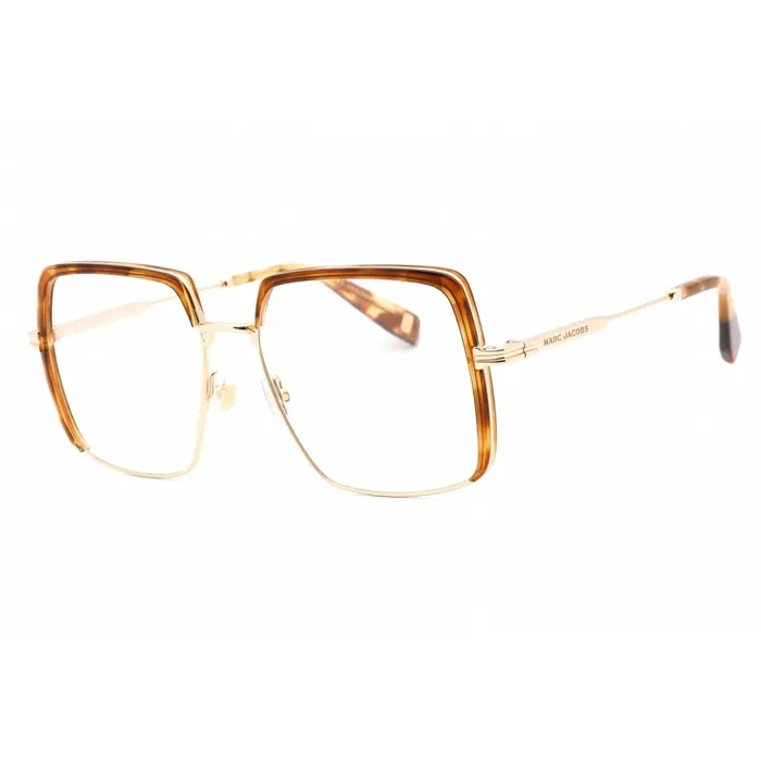 Marc Jacobs Womens Eyeglasses Gold Havana Full Rim Square Frame MJ 1067 006J 00 Marc Jacobs PreStyled Sets Marc Jacobs Womens Eyeglasses Gold Havana Full Rim Square Frame MJ 1067 006J 00 Marc Jacobs PreStyled Sets