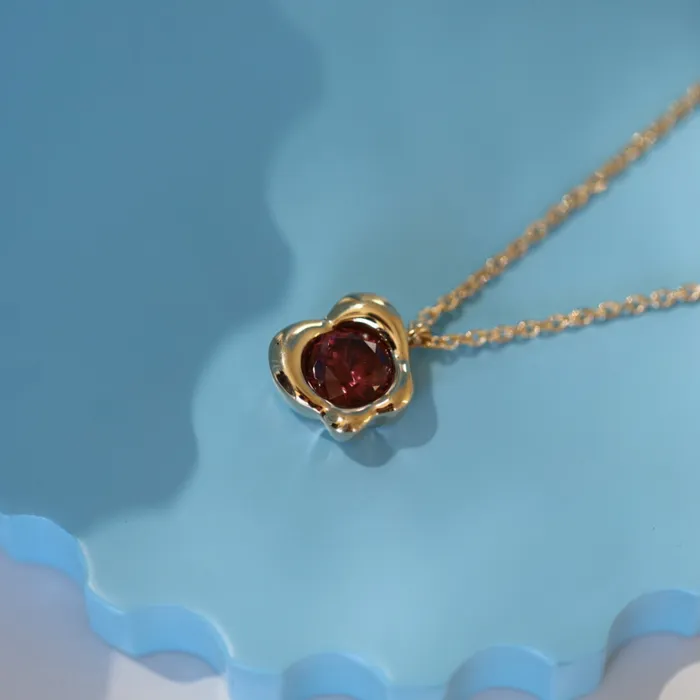 Marrow Fine 347ct Zircon Abstract Bezel Necklace Necklaces Marrow Fine 347ct Zircon Abstract Bezel Necklace Necklaces
