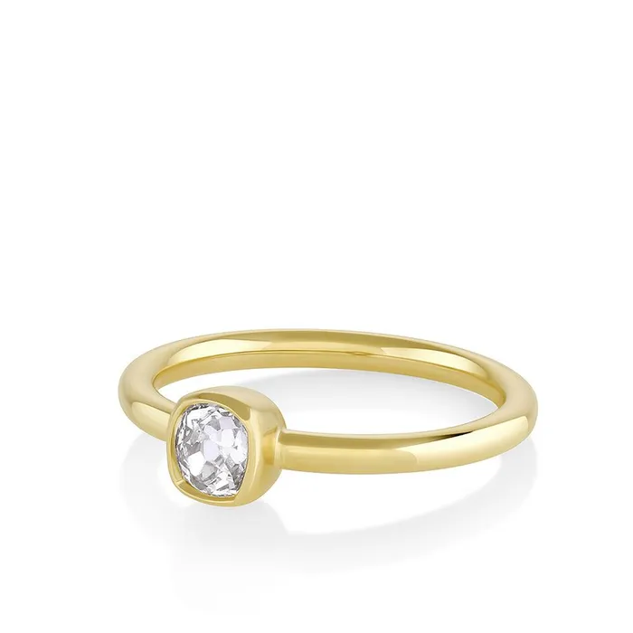 Marrow Fine Rings 38ct Old Mine Diamond Sweet Pea Ring