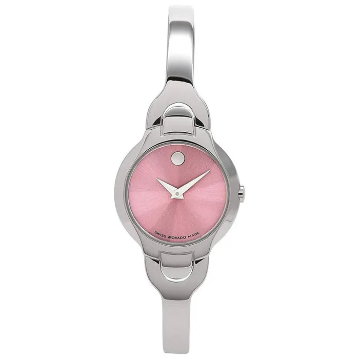 Movado Movado Womens Quartz Watch Kara Pink Dial Stainless Steel Bracelet 0605284 Bracelets Movado Movado Womens Quartz Watch Kara Pink Dial Stainless Steel Bracelet 0605284 Bracelets