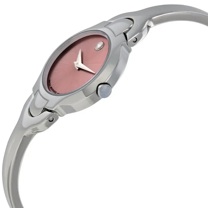 Movado Movado Womens Quartz Watch Kara Pink Dial Stainless Steel Bracelet 0605284 Bracelets Movado Movado Womens Quartz Watch Kara Pink Dial Stainless Steel Bracelet 0605284 Bracelets