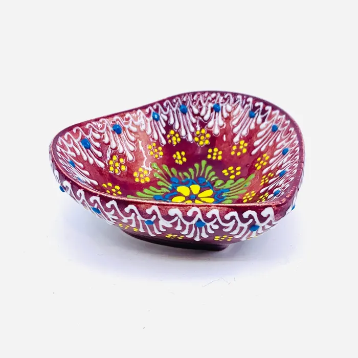Natto USA Heart Design Handmade Turkish Bowl 2 Necklaces
