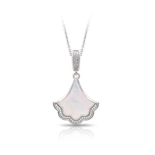 Necklaces Belle Etoile Belle Etoile Astoria Pendant White MotherofPearl