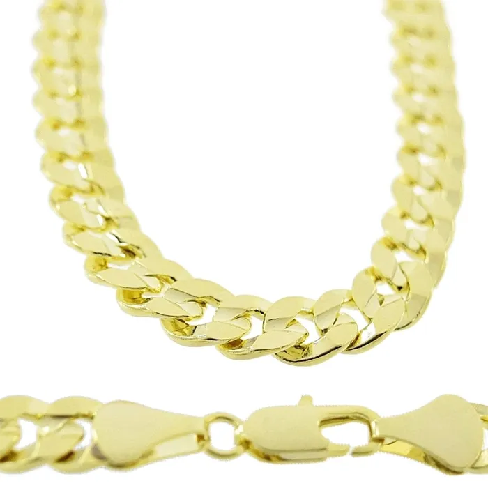 Necklaces Bling Cartel Admin 14K Gold Plated 24 x 5MM Cuban Curb Chain Necklace Necklaces Bling Cartel Admin 14K Gold Plated 24 x 5MM Cuban Curb Chain Necklace