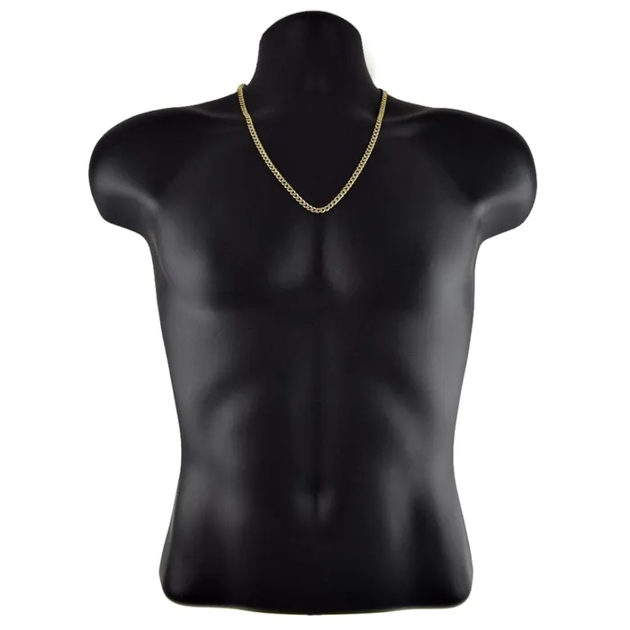 Necklaces Bling Cartel Admin 14K Gold Plated 24 x 5MM Cuban Curb Chain Necklace Necklaces Bling Cartel Admin 14K Gold Plated 24 x 5MM Cuban Curb Chain Necklace