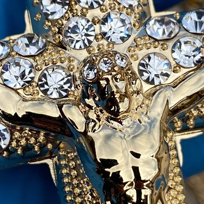 Necklaces Bling Cartel Admin 18K Gold Plated Huge Crucifix Cross Pendant Cuban Chain Necklace 30 Necklaces Bling Cartel Admin 18K Gold Plated Huge Crucifix Cross Pendant Cuban Chain Necklace 30