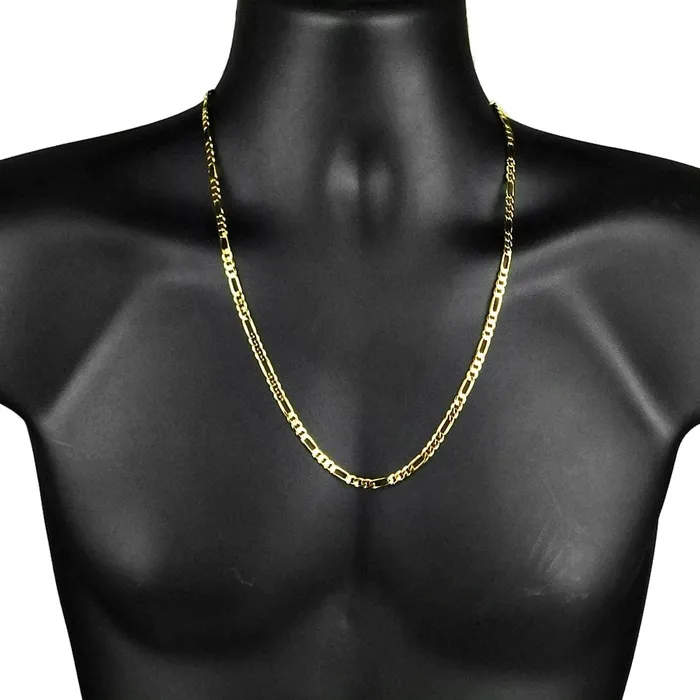 Necklaces Bling Cartel Admin Figaro Link Gold Finish Chain Necklace 24 x 58MM Necklaces Bling Cartel Admin Figaro Link Gold Finish Chain Necklace 24 x 58MM