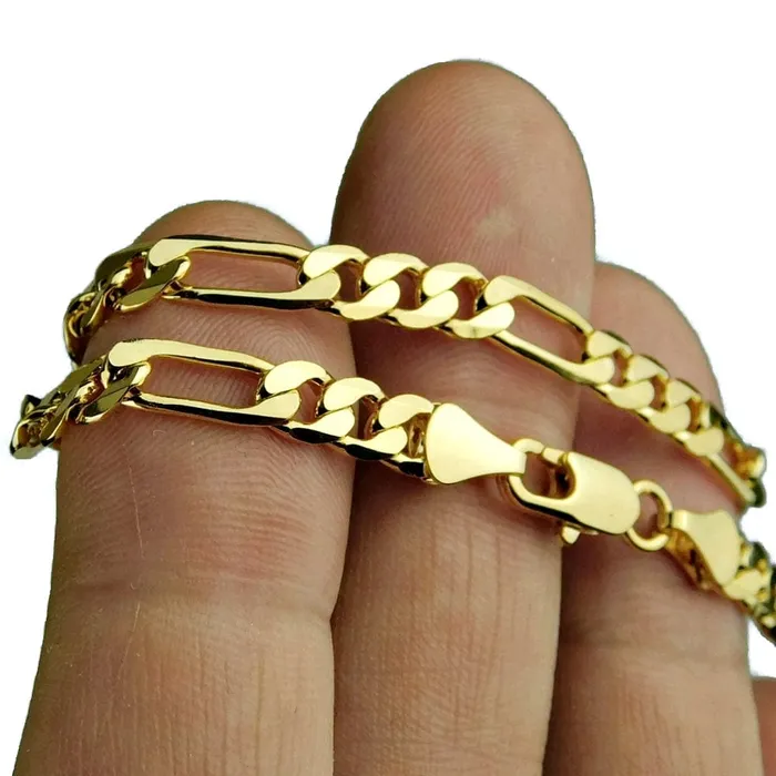 Necklaces Bling Cartel Admin Figaro Link Gold Finish Chain Necklace 24 x 58MM Necklaces Bling Cartel Admin Figaro Link Gold Finish Chain Necklace 24 x 58MM