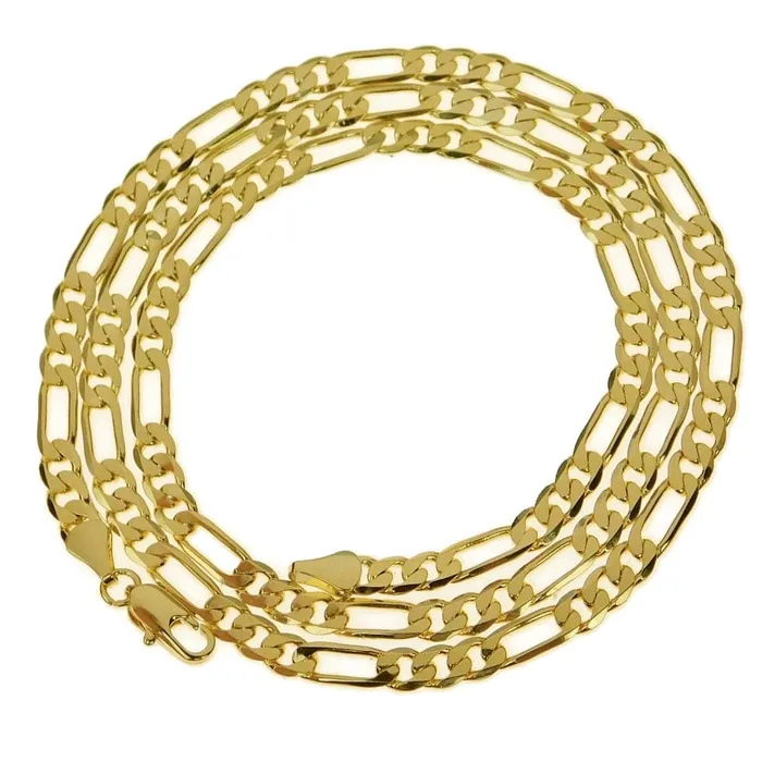 Necklaces Bling Cartel Admin Figaro Link Gold Finish Chain Necklace 24 x 58MM Necklaces Bling Cartel Admin Figaro Link Gold Finish Chain Necklace 24 x 58MM