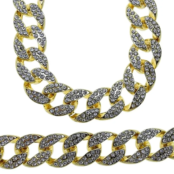 Necklaces Cuban Link Hip Hop Chain Gold Finish Iced Full Stone Necklace 30 Bling Cartel Admin Necklaces Cuban Link Hip Hop Chain Gold Finish Iced Full Stone Necklace 30 Bling Cartel Admin