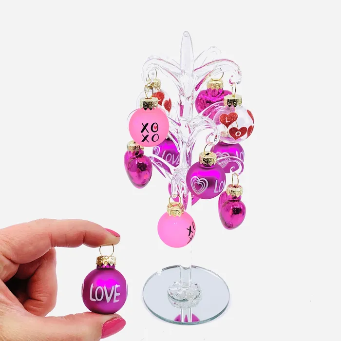 Necklaces GANZ LAST ONE Glass Valentine Tree LOVE