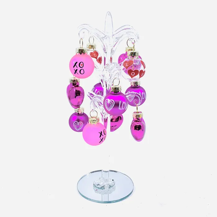 Necklaces GANZ LAST ONE Glass Valentine Tree LOVE