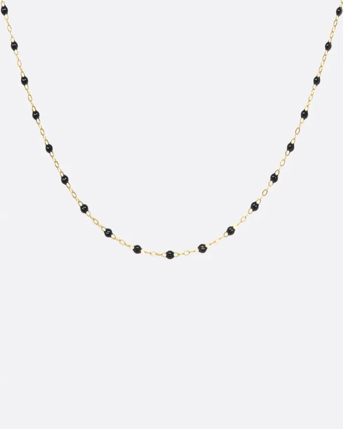 Necklaces GIGI CLOZEAU Yellow Gold Resin Beaded Necklace 18 inches