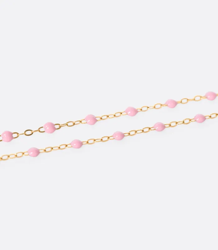 Necklaces GIGI CLOZEAU Yellow Gold Resin Beaded Necklace 18 inches