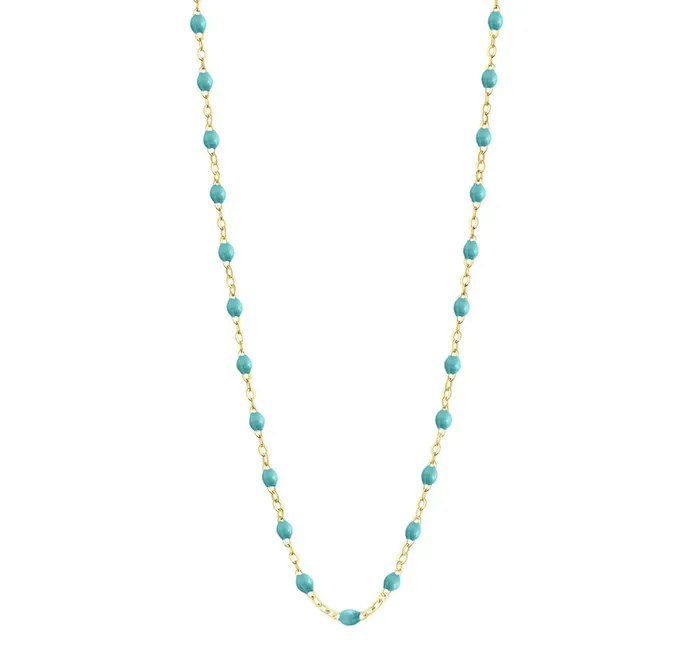 Necklaces GIGI CLOZEAU Yellow Gold Resin Beaded Necklace 18 inches