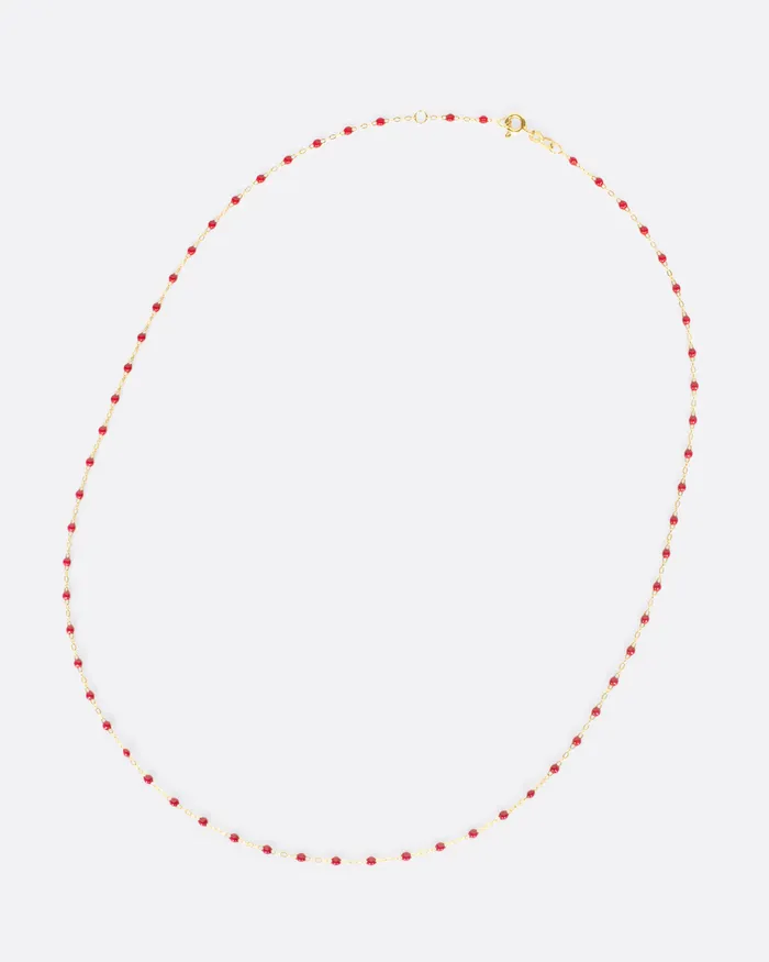 Necklaces GIGI CLOZEAU Yellow Gold Resin Beaded Necklace 18 inches