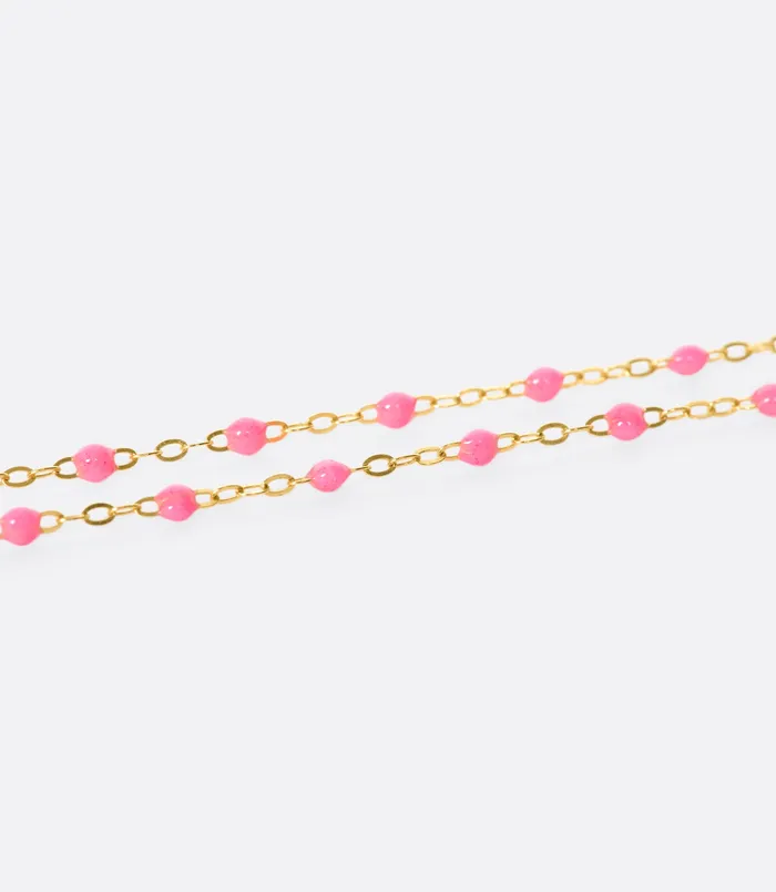 Necklaces GIGI CLOZEAU Yellow Gold Resin Beaded Necklace 18 inches