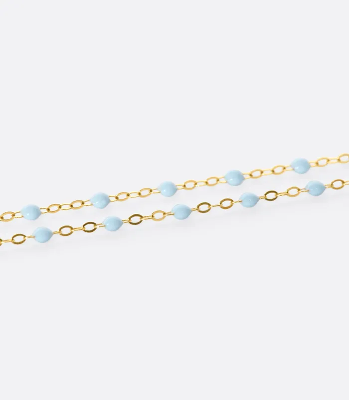 Necklaces GIGI CLOZEAU Yellow Gold Resin Beaded Necklace 18 inches