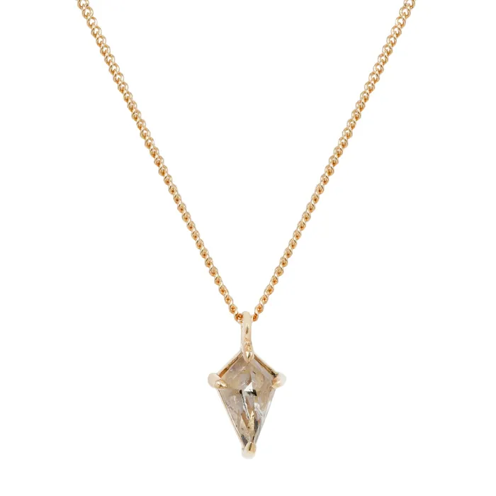 Necklaces Lauren Wolf Jewelry Small Quartz Kite Necklace