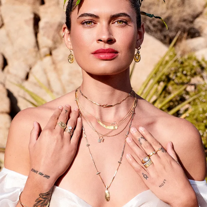 Necklaces Lauren Wolf Jewelry Small Quartz Kite Necklace