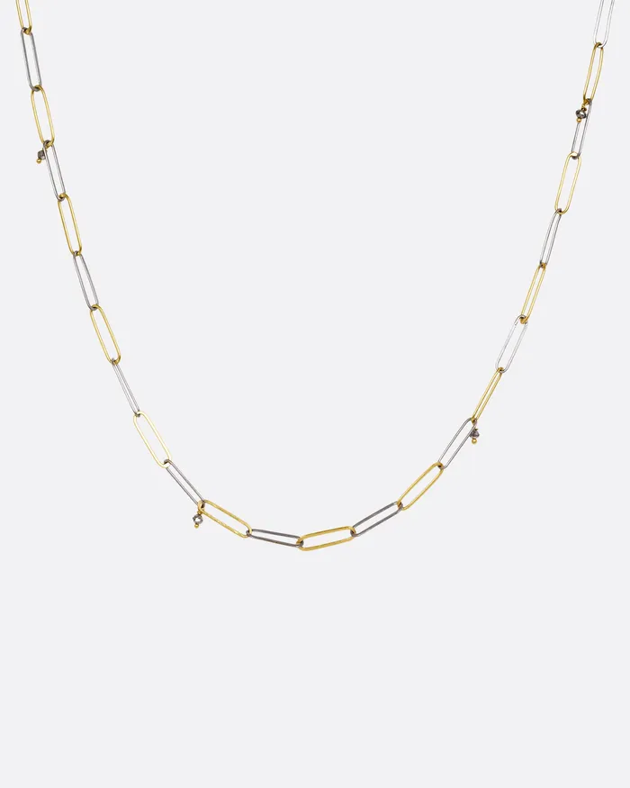 Necklaces LENE VIBE Popsicle Stick Diamond Necklace