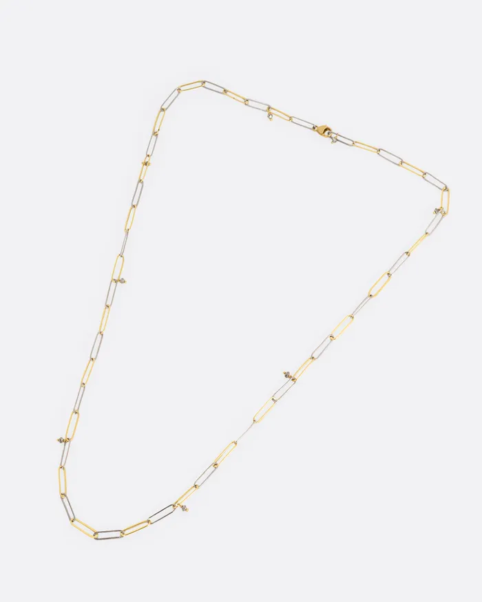 Necklaces LENE VIBE Popsicle Stick Diamond Necklace Necklaces LENE VIBE Popsicle Stick Diamond Necklace