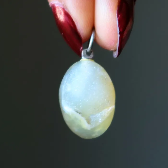Necklaces Satin Crystals Druzy Quartz Pendant Oval Yellow Agate Stone