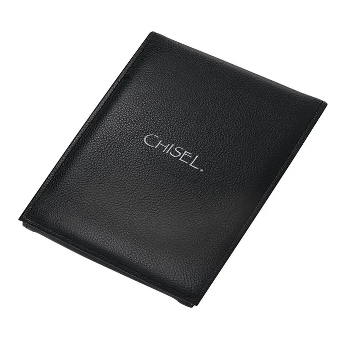 Necklaces Stainless Steel Brushed LaserCut Blk IP Cross wLeather Cord Necklace Chisel Necklaces Stainless Steel Brushed LaserCut Blk IP Cross wLeather Cord Necklace Chisel