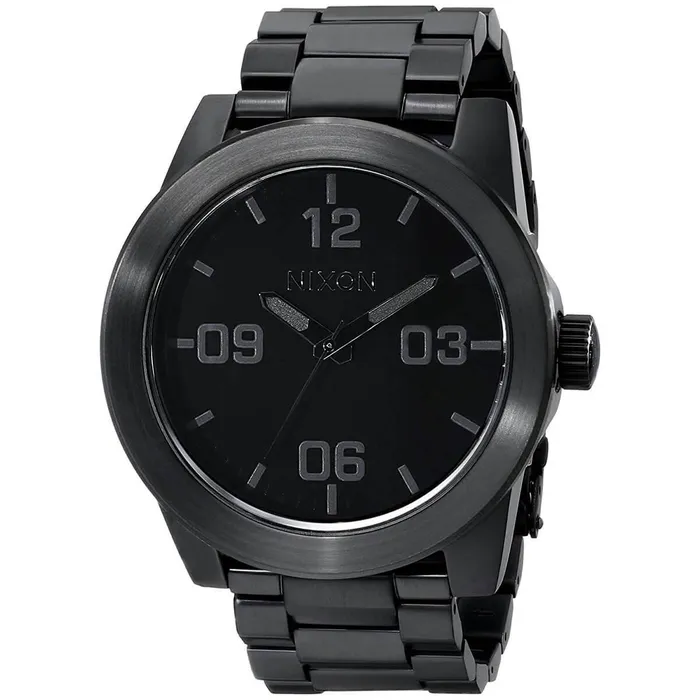 Nixon Bracelets Nixon Mens Quartz Watch Corporal SS Black Dial Stainless Steel Bracelet A346001 Nixon Bracelets Nixon Mens Quartz Watch Corporal SS Black Dial Stainless Steel Bracelet A346001