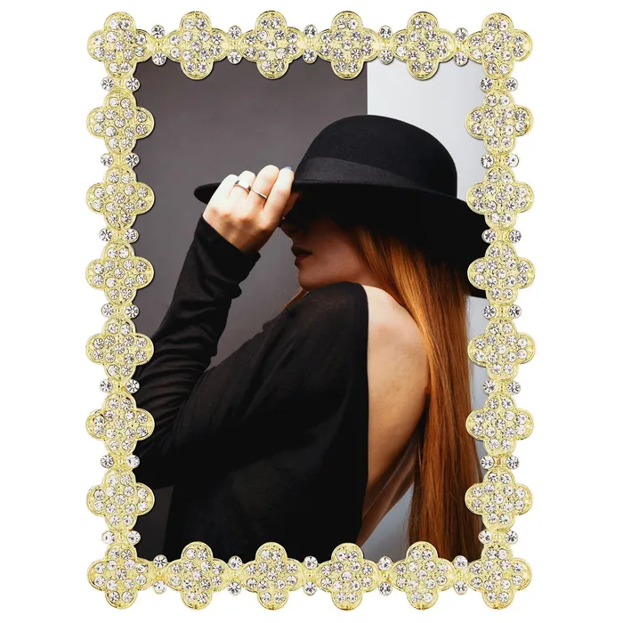 Olivia Riegel Gold Pav Clover 5 x 7 Frame Olivia Riegel PreStyled Sets Olivia Riegel Gold Pav Clover 5 x 7 Frame Olivia Riegel PreStyled Sets