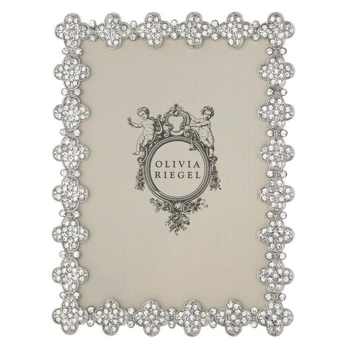 Olivia Riegel Silver Pav Clover 5 x 7 Frame Olivia Riegel Rings