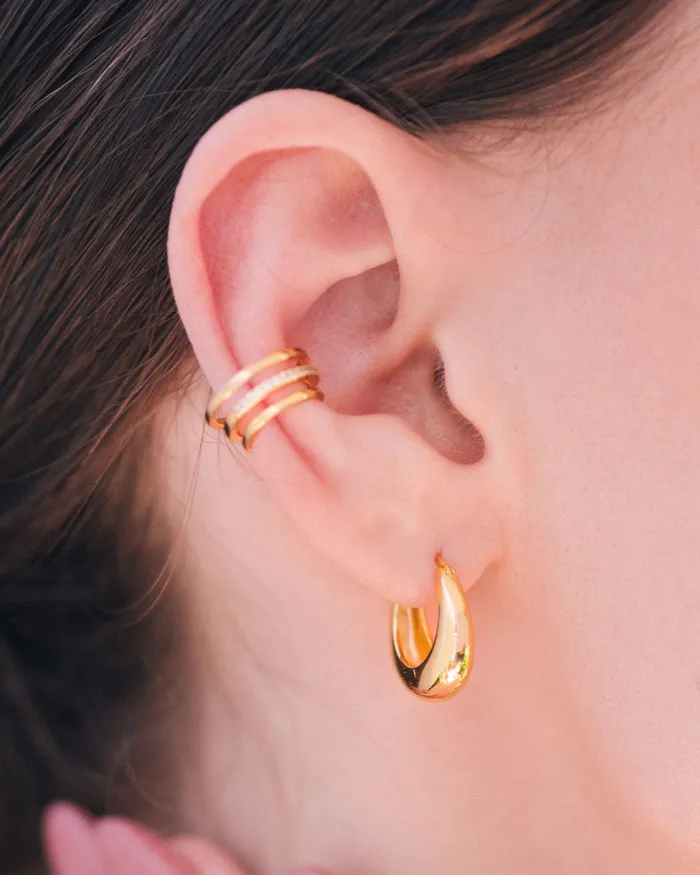 Penny Pairs PreStyled Sets Hailey Gold Hoops Penny Pairs PreStyled Sets Hailey Gold Hoops