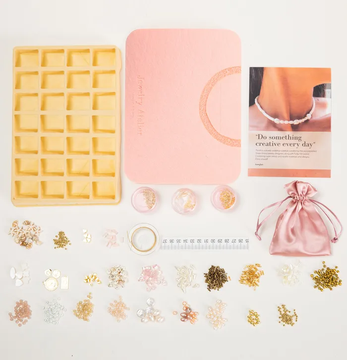 PreStyled Sets funkyfish1 DIY Jewelry Making Kit Rome Nights Gold Plated Jewelry Kit