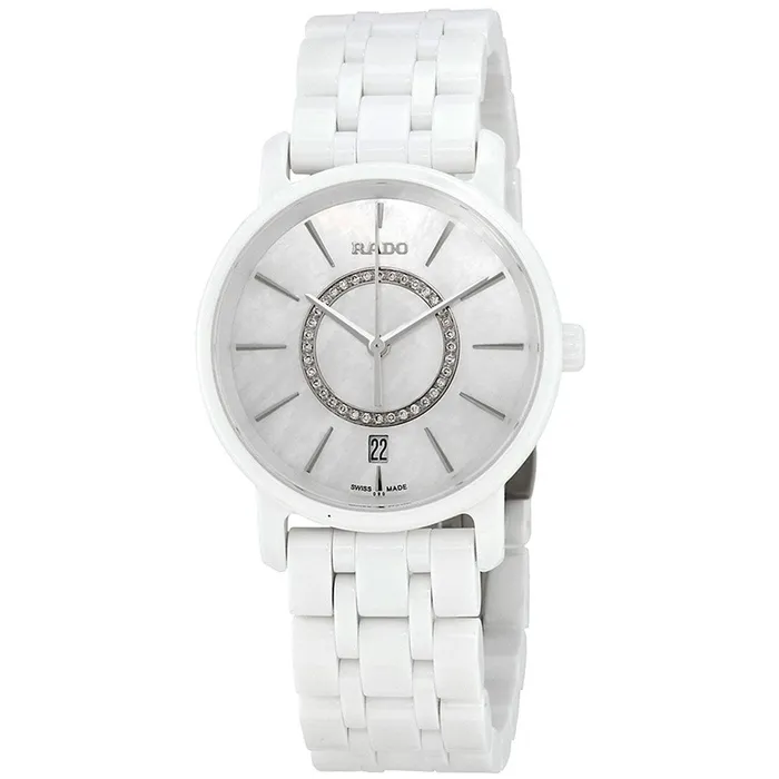 Rado Bracelets Rado Womens Quartz Watch DiaMaster Mother of Pearl Dial Bracelet R14065907 Rado Bracelets Rado Womens Quartz Watch DiaMaster Mother of Pearl Dial Bracelet R14065907