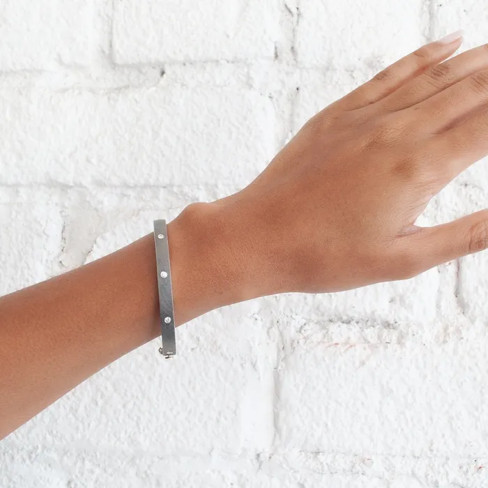 Rene Escobar Rings Olly Silver Bangle