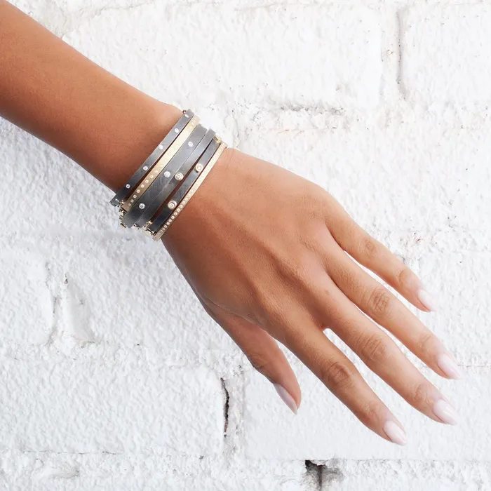 Rene Escobar Rings Olly Silver Bangle