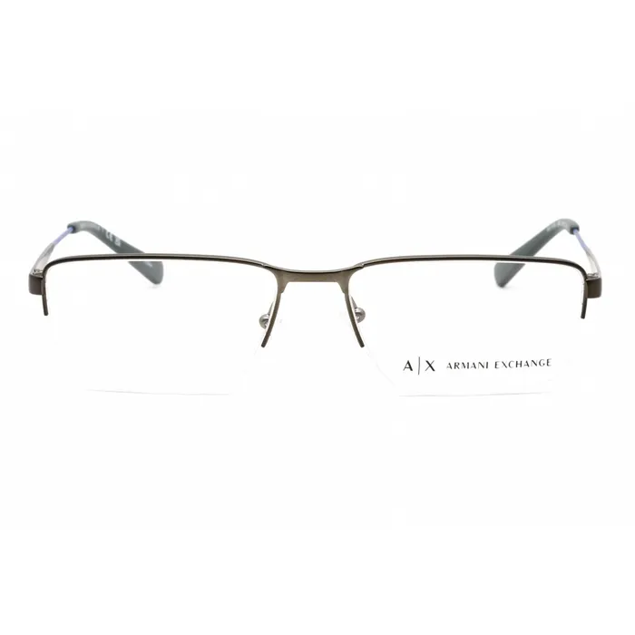 Rings Armani Exchange Mens Eyeglasses Gunmetal Rectangular Frame Clear Lens AX1038 6006 Armani Exchange