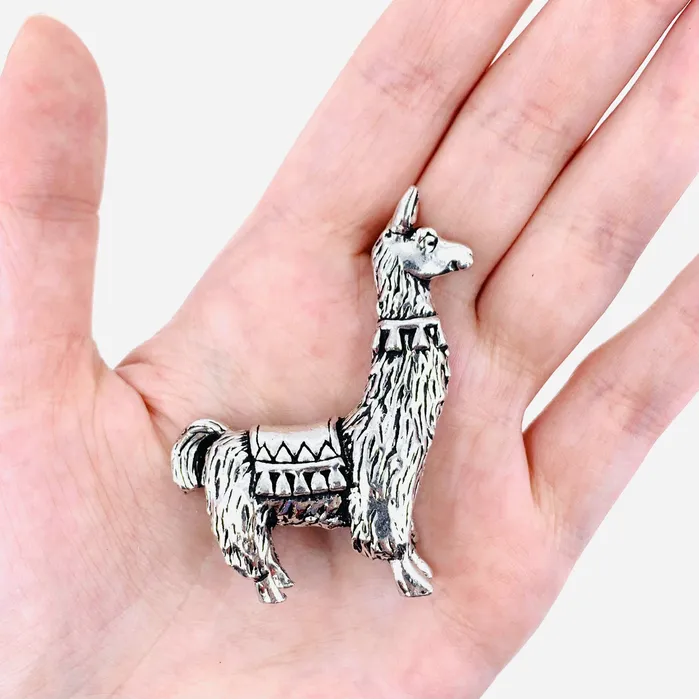 Rings Basic Spirit Pewter Ring Holder Llama Rings Basic Spirit Pewter Ring Holder Llama