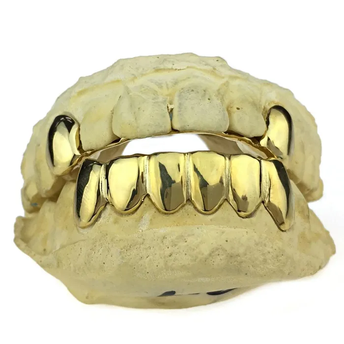 Rings Bling Cartel Admin Gold Plated over 925 Silver 2 Top Caps 6 Bottom Teeth Custom Grillz Rings Bling Cartel Admin Gold Plated over 925 Silver 2 Top Caps 6 Bottom Teeth Custom Grillz