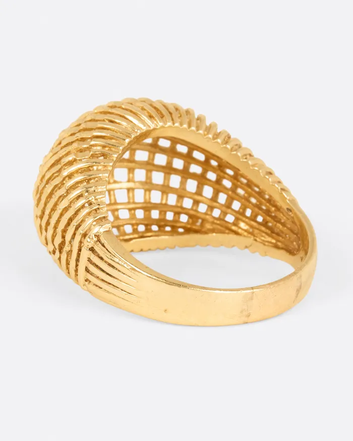 Rings BRIMFIELD Woven Mesh Dome Ring