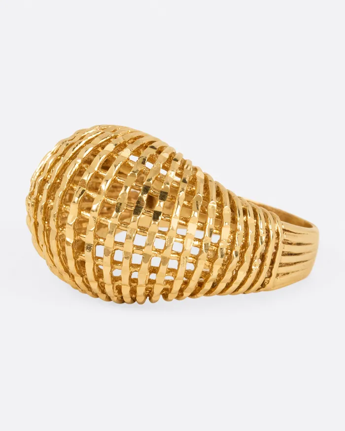 Rings BRIMFIELD Woven Mesh Dome Ring