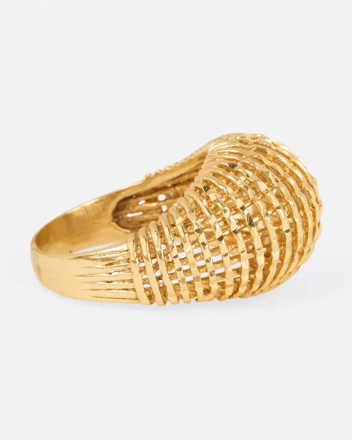 Rings BRIMFIELD Woven Mesh Dome Ring