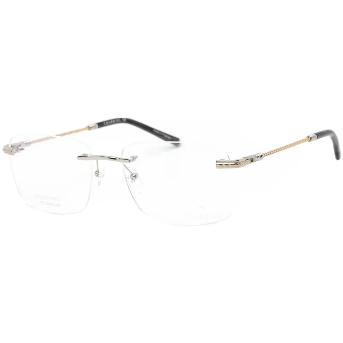 Rings Charriol Charriol Mens Eyeglasses Shiny SilverGold Rectangular Shaped Frame PC75085 C02 Rings Charriol Charriol Mens Eyeglasses Shiny SilverGold Rectangular Shaped Frame PC75085 C02