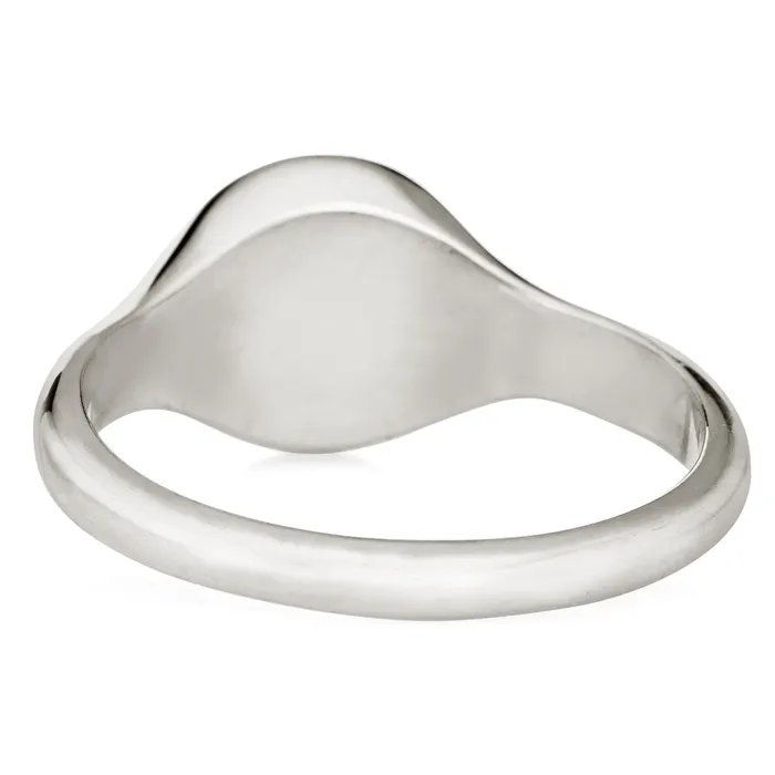 Rings closebymejewelry Compass Signet Cremation Ring in Sterling Silver